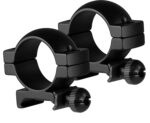 TruGlo TGTG8960B1 Lightweight Scope Rings  Matte Black 1 Medium