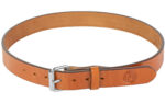 1791 Gunleather BLT013438CBRA 01  Gun Belt Classic Brown Leather 34/38 1.50 Wide Buckle Closure