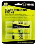 HME HMESTK3PK Face Paint No Glare Black/Brown/Dark Green Stick