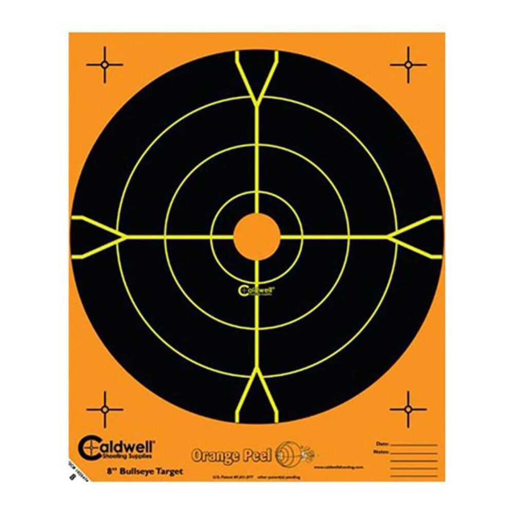 CALDWELL TARGET OP 8 BULLSEYE 25 SHEETS