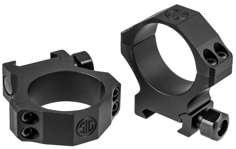 SIG ALPHA1 34MM HIGH RINGS ALUM MATTE BLK