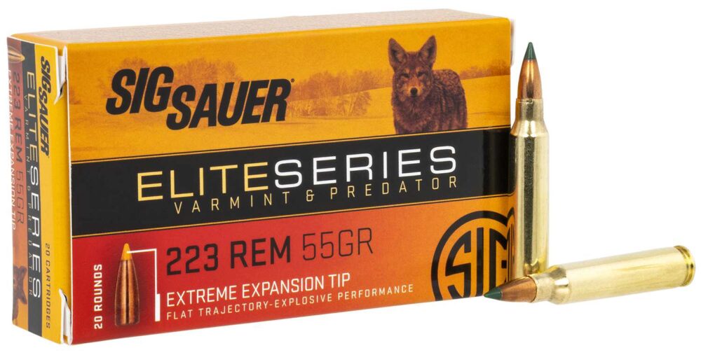 SIG AMMO 223REM 55GR VARMINT & PREDATOR 20/10
