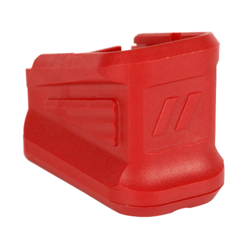 ZEV +5 BASEPAD FOR GLOCK 17 MAGAZINE RED