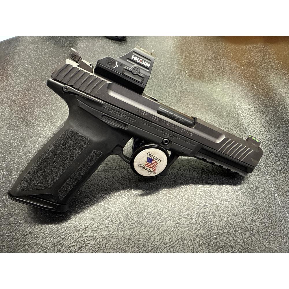 Ruger 5.7 pistol with red dot