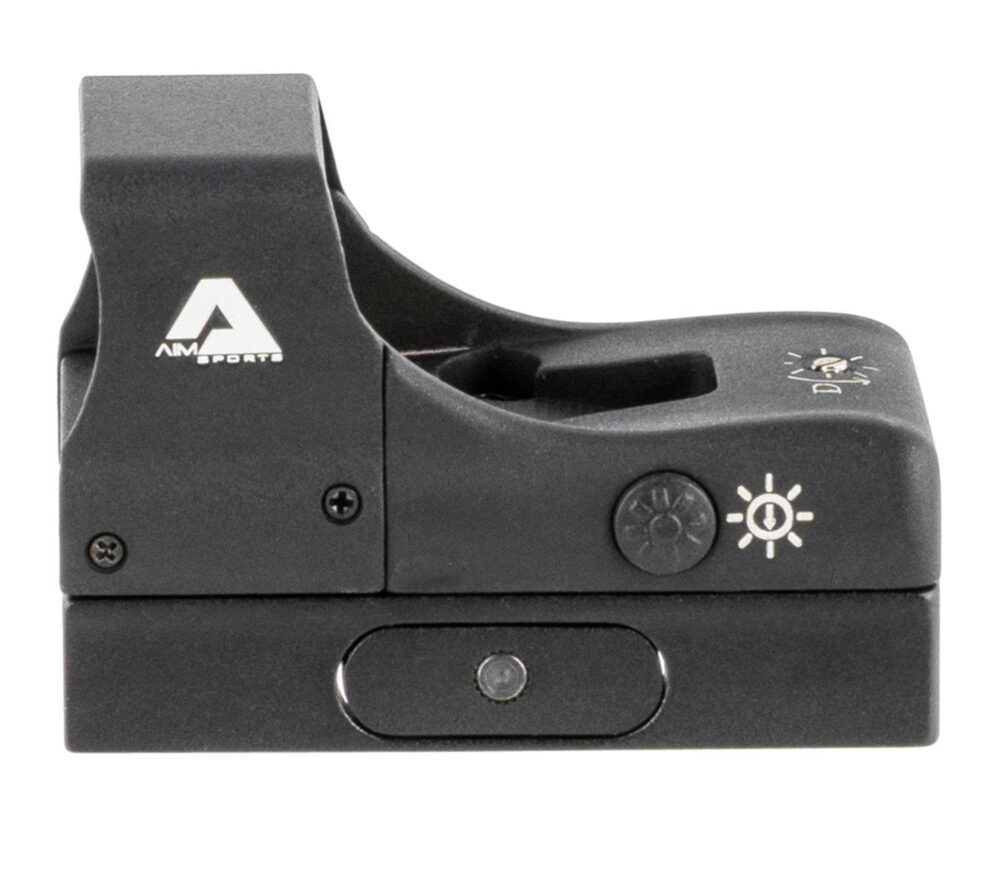 Aim Sports RT5C1 Compact Reflex Sight  Matte Black 1x27mm 3.5 MOA Red Dot