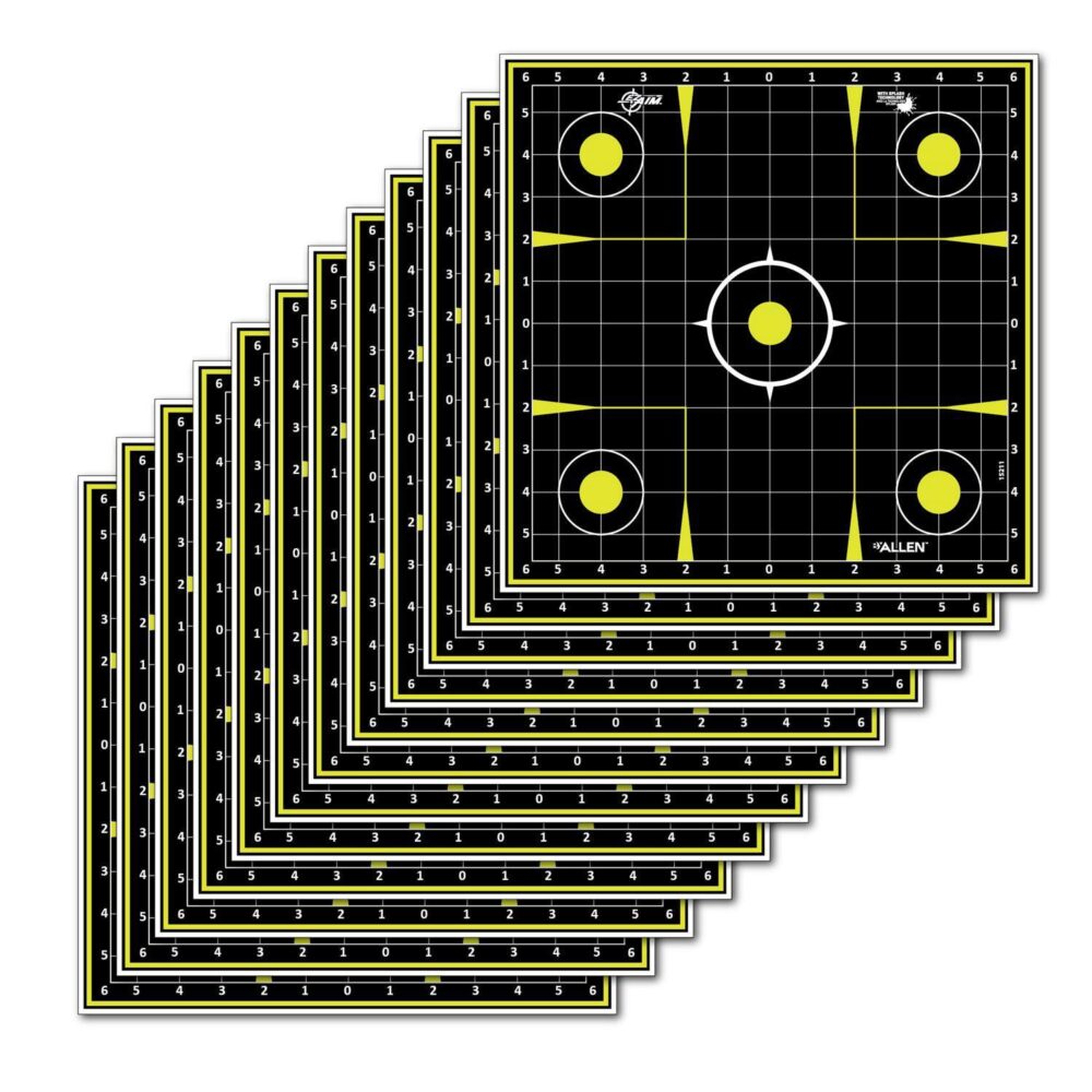 ALLEN EZ AIM NON ADHESIV 12X12 SIGHT IN 12PK