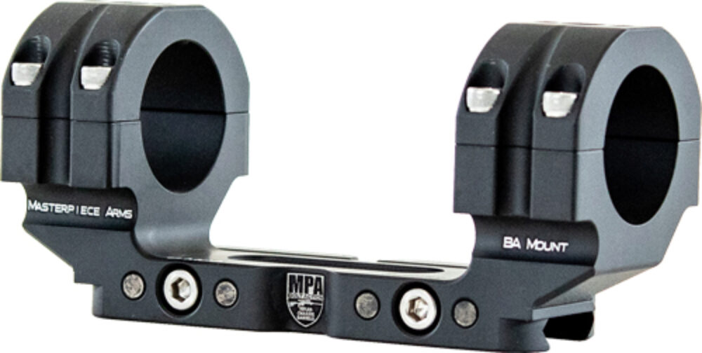 MasterPiece Arms BAMOUNT301125 MPA BA Bolt Action Mount  Black