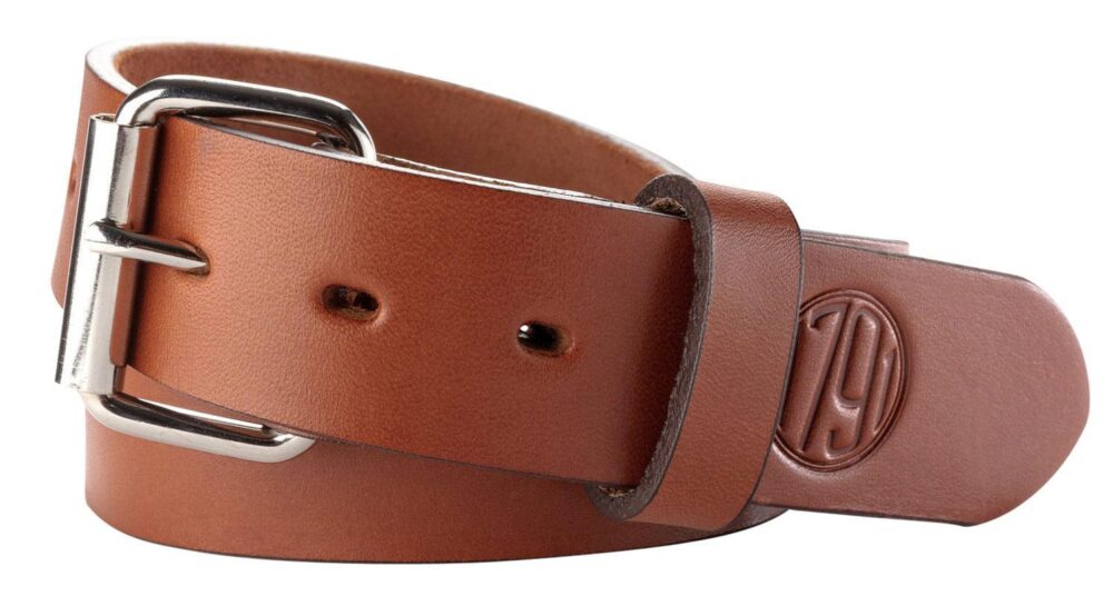 1791 Gunleather BLT013236CBRA 01  Gun Belt Classic Brown Leather 32/36 1.50 Wide Buckle Closure
