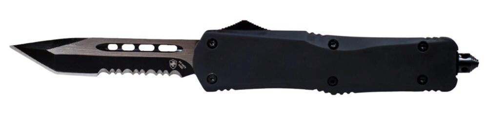 TEMP SBR431   SML   BLK RUBBER DAGGER SERRATED