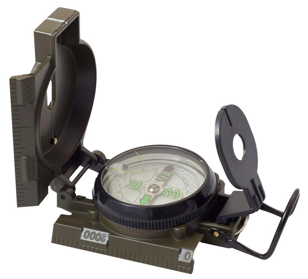 Humvee Adventure Gear HMVCOMPASSOD Military Compass OD Green