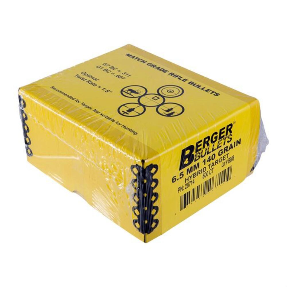 BERGER 6.5MM 140G HYBRID TARGT 500CT