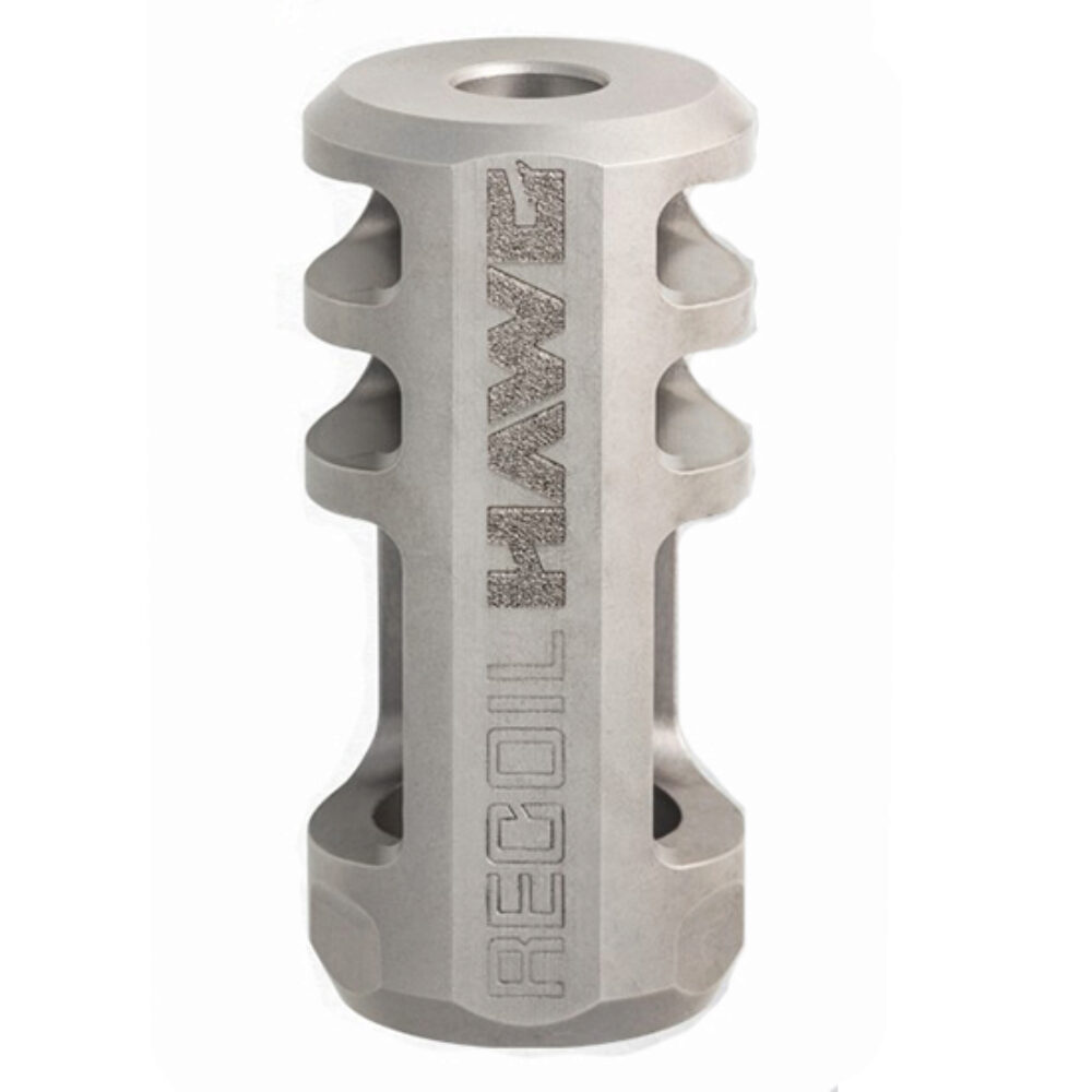BRO RECOIL HAWG MUZZLE BRAKE SILVER