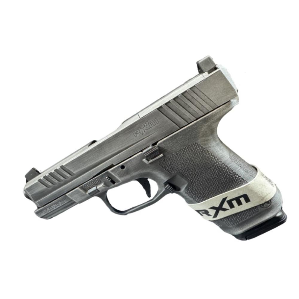 RUGER RXM 9MM PISTOL 4" BBL BATTLE WORN FINISH, MAGPUL EHG, O.R. 2-15RD MAGS