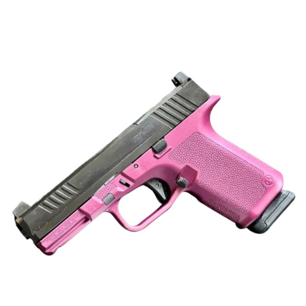 RUGER RXM 9MM PISTOL 4" BBL BLACK CHERRY MAGPUL EHG, O.R. 2-15RD MAGS