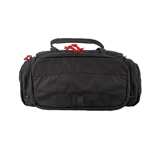 GGG RANGE BAG BLACK W/RED ZIPPER PUL