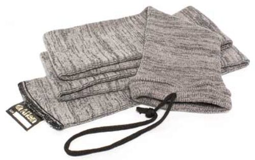 ALLEN KNIT GUN SOCK 52 GRY 6PK