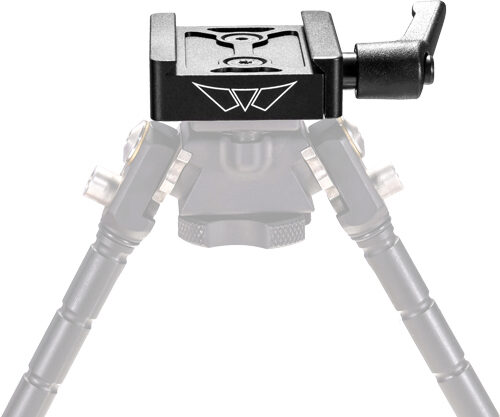 Warne 7955M ARCA Rail Adapter Skyline Black Anodized Steel