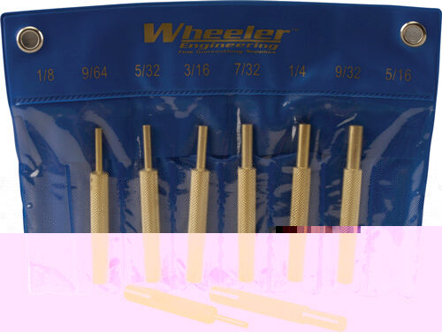 WHEELER BRASS PUNCH SET 8 PIECE