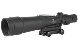 Trijicon 100175 ACOG  Black Hardcoat Anodized 5.5x50mm Illuminated Red Chevron .308/7.62 BDC Reticle