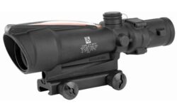 Trijicon 100153 ACOG  Black Hardcoat Anodized 3.5x35mm Illuminated Red Horseshoe .223/5.56 BDC Reticle