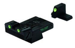 Meprolight USA 215163101 Tru-Dot Sight Set Green Tritium/Black Frame Fits HK USP, Post Mount