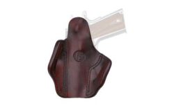 1791 Gunleather ORBH1SVTGR BH1 Optic Ready OWB Vintage Leather Belt Slide Fits 4-5 1911 Right Hand