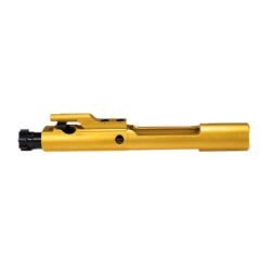 Faxon Firearms FF556BCGCNITRIDETIN M16 5.56 Bolt Carrier Group  .223 Rem/5.56 NATO TiN PVD Coated 9310 Steel For AR15/M16