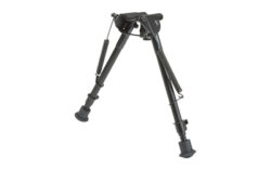 Allen 2188 Bozeman  Rifle Bipod Black Aluminum w/Sling Swivel Mount, Rubber Feet & 9-13 Vertical Adjustment