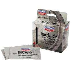 Birchwood Casey 33025 Barricade Take Alongs Foil Pack 5 x 8 Cloths 25 Per Box