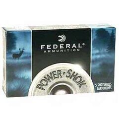 Federal F1274B Power-Shok Magnum 12Gauge 2.75 27Pellets 1 1/4oz 4BuckShot 5 Per Box/50 Case