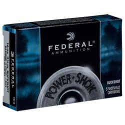 Federal F1641B Power-Shok Magnum 16Gauge 2.75 12Pellets 1 3/16oz 1BuckShot 5 Per Box/50 Case