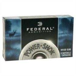 Federal F2072B Power-Shok Magnum 20Gauge 3 18Pellets 1 1/4oz 2BuckShot 5 Per Box/50 Case