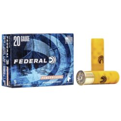 Federal F2033B Power-Shok Magnum 20Gauge 2.75 20Pellets 1oz 3BuckShot 5 Per Box/50 Case