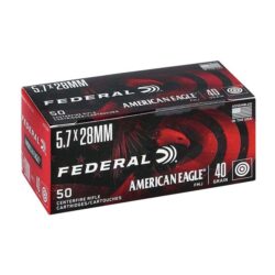 Federal AE5728A American Eagle Handgun 5.7x28mm 40gr Full Metal Jacket 50 Per Box/10 Case
