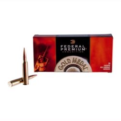 Federal GM223M3 Premium Gold Medal 223Rem 77gr Sierra MatchKing BTHP 20 Per Box/10 Case