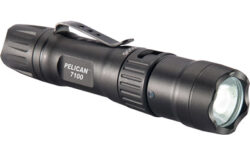 Pelican 7100 Tactical Flashlight  Black Anodized 33/348/695 Lumens White LED