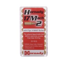 Hornady 83177 Varmint Express  17 HM2 17 gr Hornady V Max 50 Per Box/ 100 Case