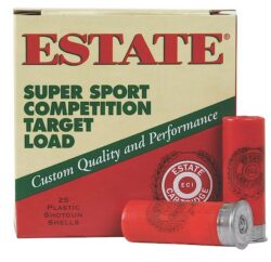 Estate Cartridge SS12H8 Super Sport Competition Target 12Gauge 2.75 1 1/8oz 8Shot 25 Per Box/10 Case