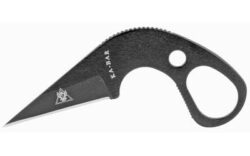 Ka-Bar 1478BP TDI Law Enforcement 1.63 Fixed Drop Point Plain Black 9Cr18MoV SS Blade & Handle, Includes Sheath