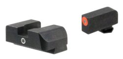 AmeriGlo GL5201 i-Dot Sight  Set for Glock  Green Tritium Orange Outline Front Sight-Green Tritium Rear Sight