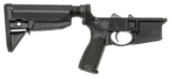 BCM LRGSTKMOD0BLK BCM Lower MOD 0 Multi-Caliber 7075-T6 Aluminum Black Synthetic Pistol Grip & Stock for AR-Platform