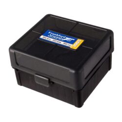 Frankford Arsenal 1083799 Hinge-Top Ammo Box 204/223Cal/300WinMag Black Polymer 100rd
