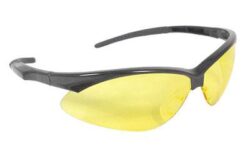 Radians OB140CS Outback Shooting Glasses Adult Amber Lens Anti-Fog Black Frame