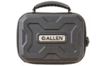 Allen 829 EXO  Handgun Case Black Polymer, Molded Carry Handle, Egg Crate Foam & Lockable Zippers 9 x 6.25 Interior Dimensions