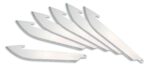 Outdoor Edge RR306 Replacement Blades RazorLite Drop Point 3 420J2 Stainless Steel Blade Silver 6 Blades