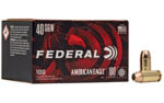 Federal AE40R100 American Eagle Handgun 40S&W 180gr Full Metal Jacket 100 Per Box/5 Case