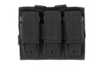 NcStar CVP3P2932B Triple Mag Pouch  Black Nylon