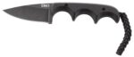 CRKT 2384K Minimalist  2.16 Fixed Drop Point Plain Black Stonewashed 5Cr15MoV SS Blade/Black G10 Handle Includes Lanyard/Sheath
