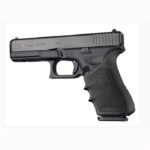 Hogue 17020 Grip Sleeve Handall Beavertail Black Rubber