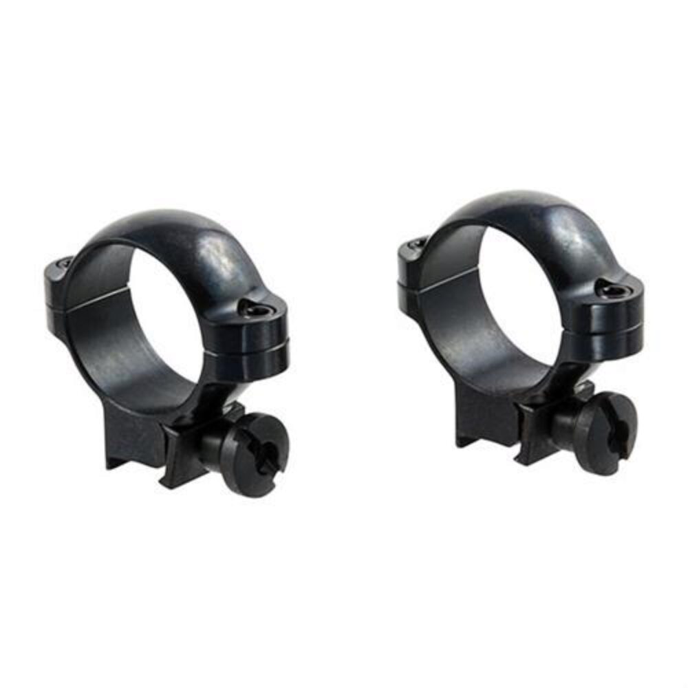 BURRIS MED 1 .22 RINGS DLX STEEL BK